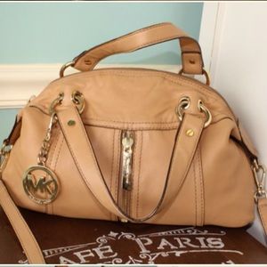 Michael Kors, Camel Leather Shoulder/Crossbody Bag